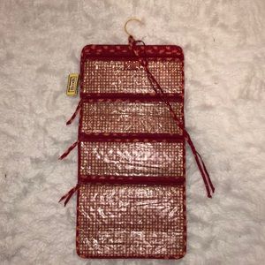 Never Been Used Red Travel Cosmetic/ Toiletry Bag